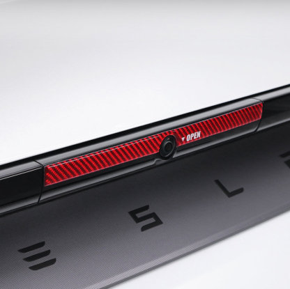 Trunk Button Indicator Sticker for Tesla Model Y Juniper (2025.03+)