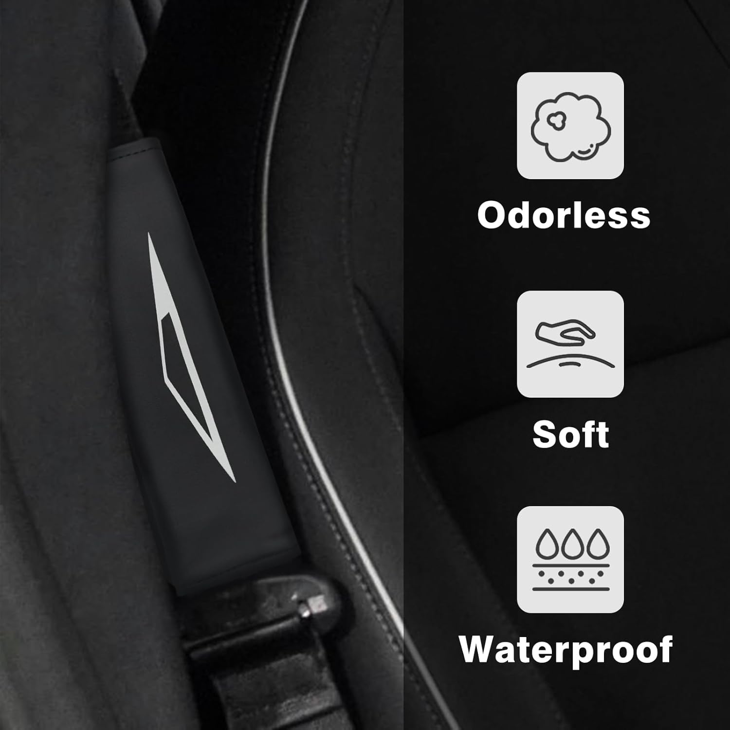 Seat Belt Pads for Tesla Cybertruck (2 PCS)