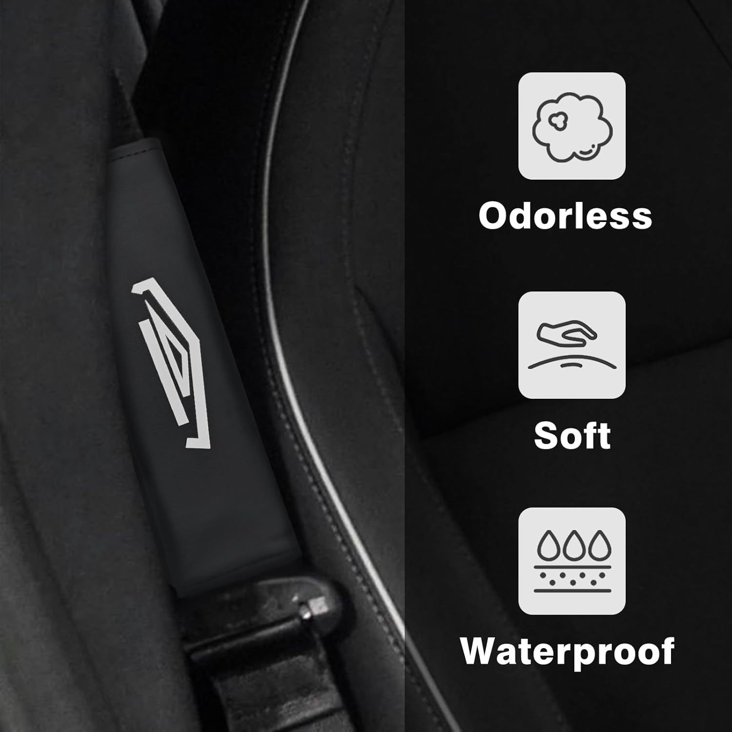 Seat Belt Pads for Tesla Cybertruck (2 PCS)