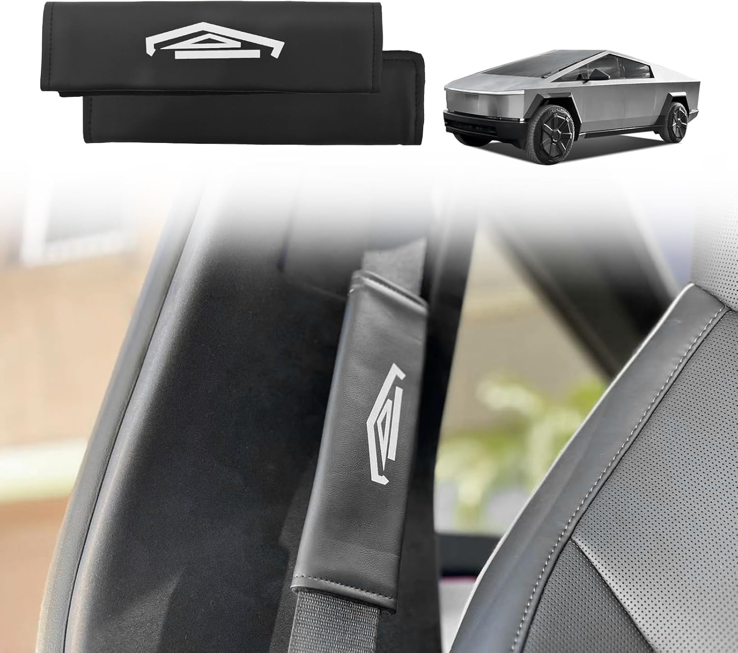 Seat Belt Pads for Tesla Cybertruck (2 PCS)