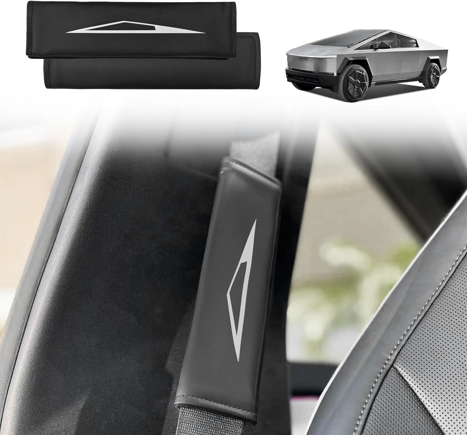 Seat Belt Pads for Tesla Cybertruck (2 PCS)