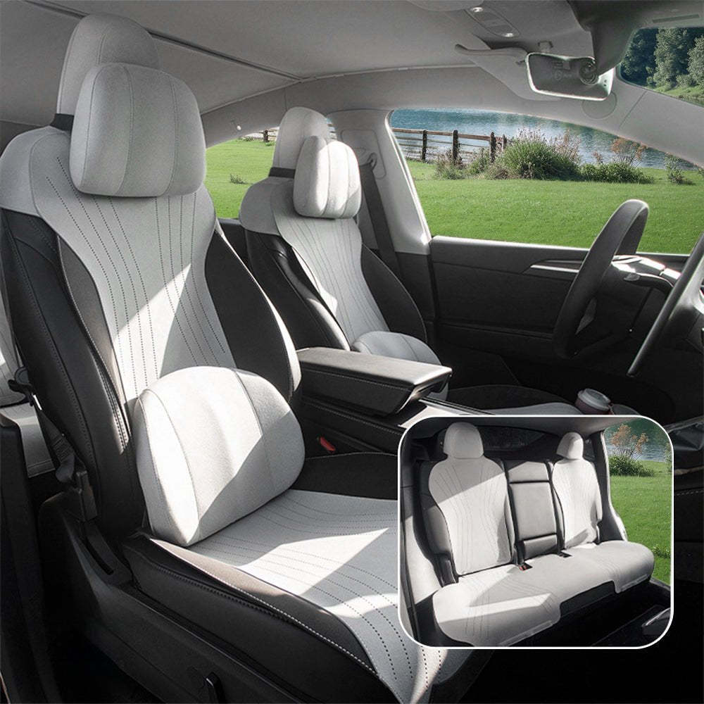 Suede Seat Covers for Tesla Model 3 & Model Y
