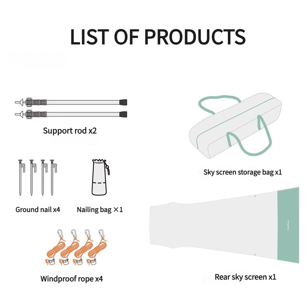 Tailgate Camping Tent for Tesla Model Y Juniper