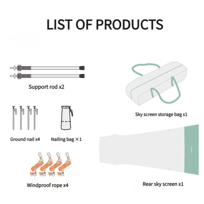 Tailgate Camping Tent for Tesla Model Y Juniper