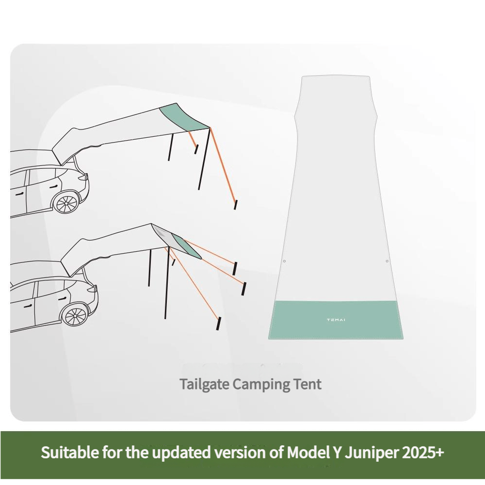 Tailgate Camping Tent for Tesla Model Y Juniper
