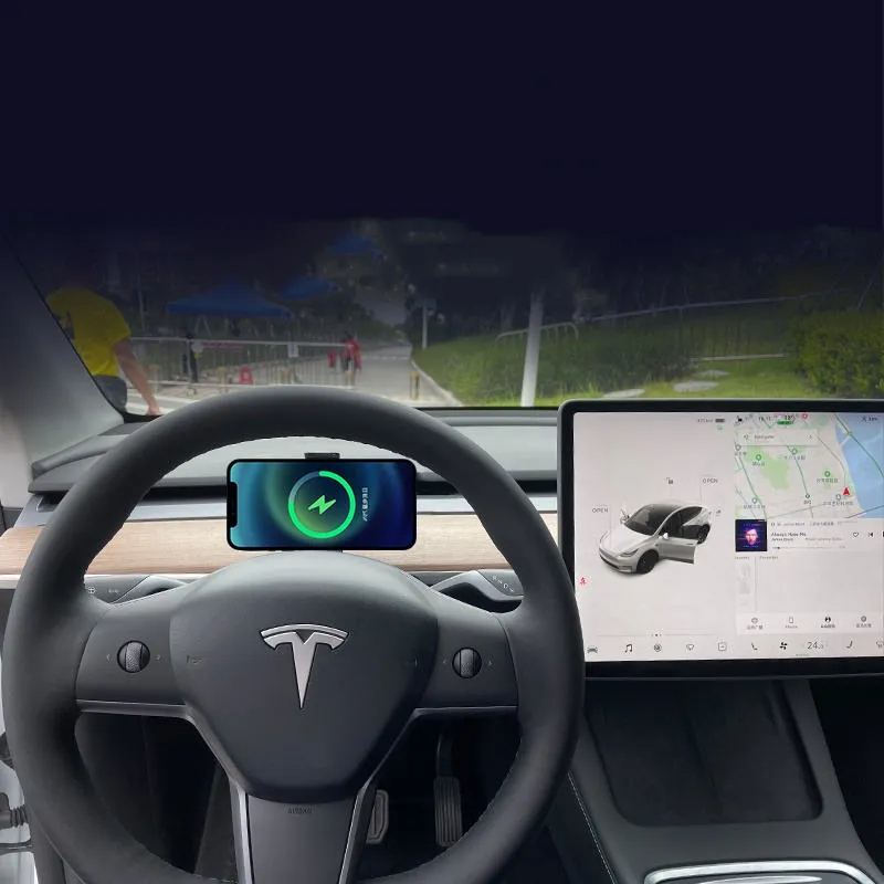 Wireless Phone Charger Holder for Tesla Model 3/Y-TESGOD