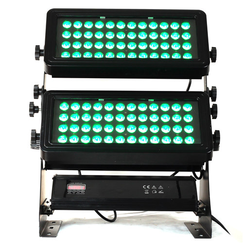 96x12W LED RGBW 4-in-1 Outdoor Floodlight Double Deck Waterproof