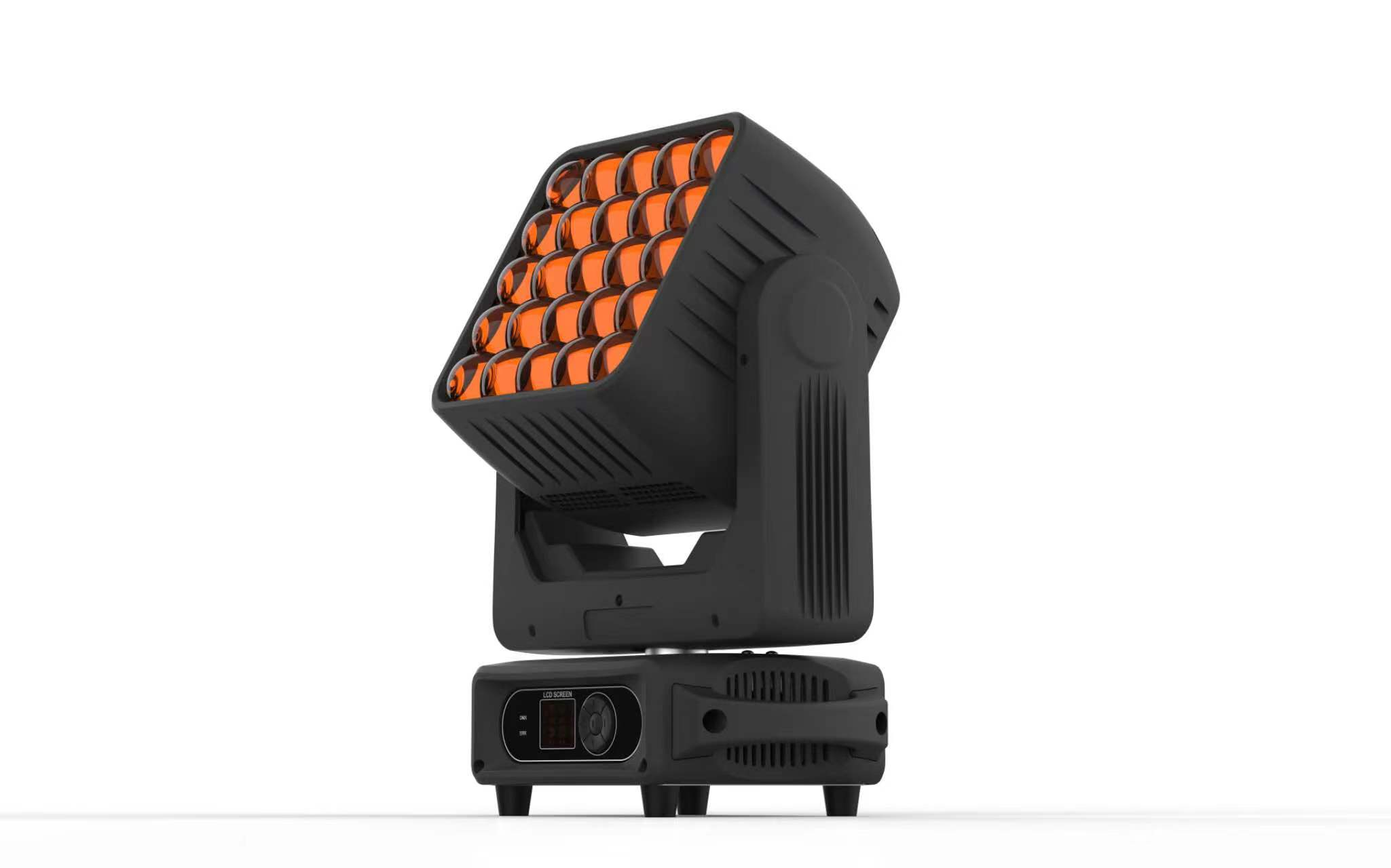 LED Pixel control with zoom beam wash moving head