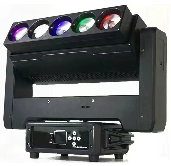 Double face LED beam+strobe moving head