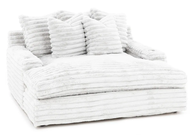 Limited Time Offer: Nestle Chaise Lounge with Dual C