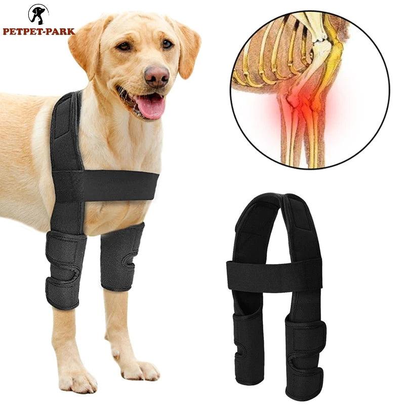 Dog Front Leg & Knee Brace/ Adjustable Canine Elbow Protector Brace - Petpet-Park
