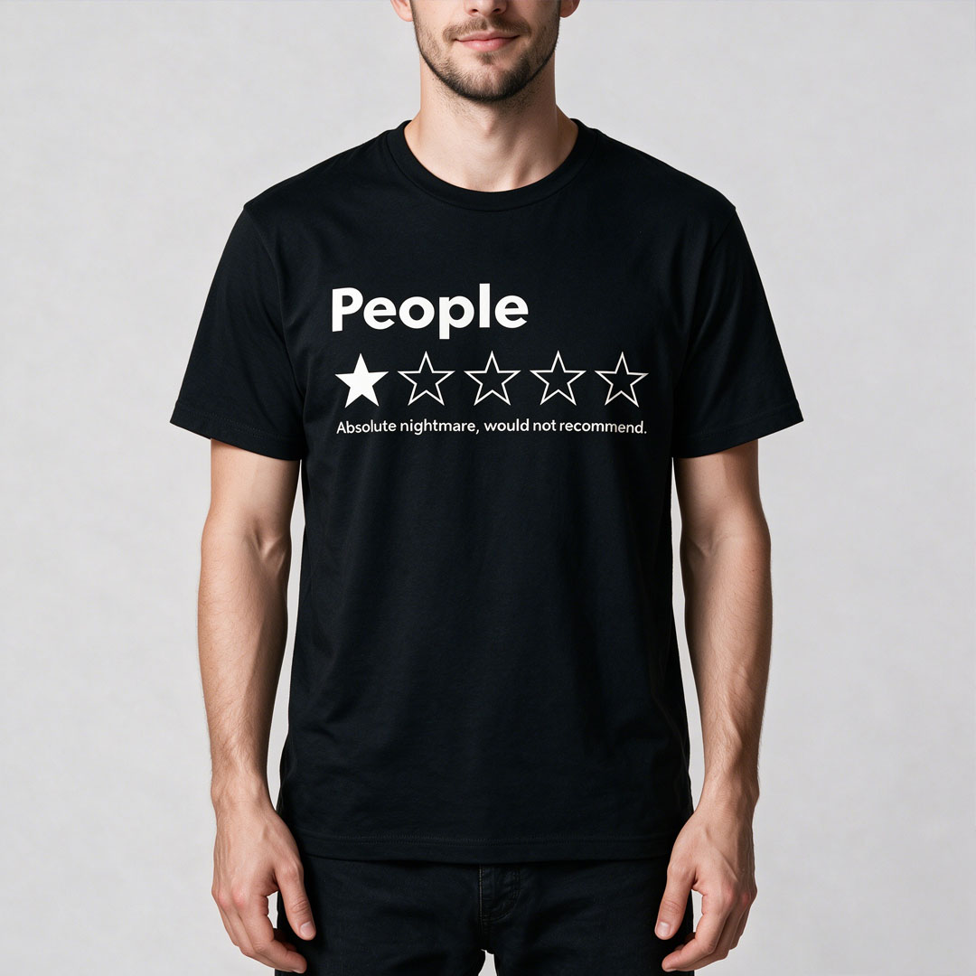 Funny Letter Print Tee