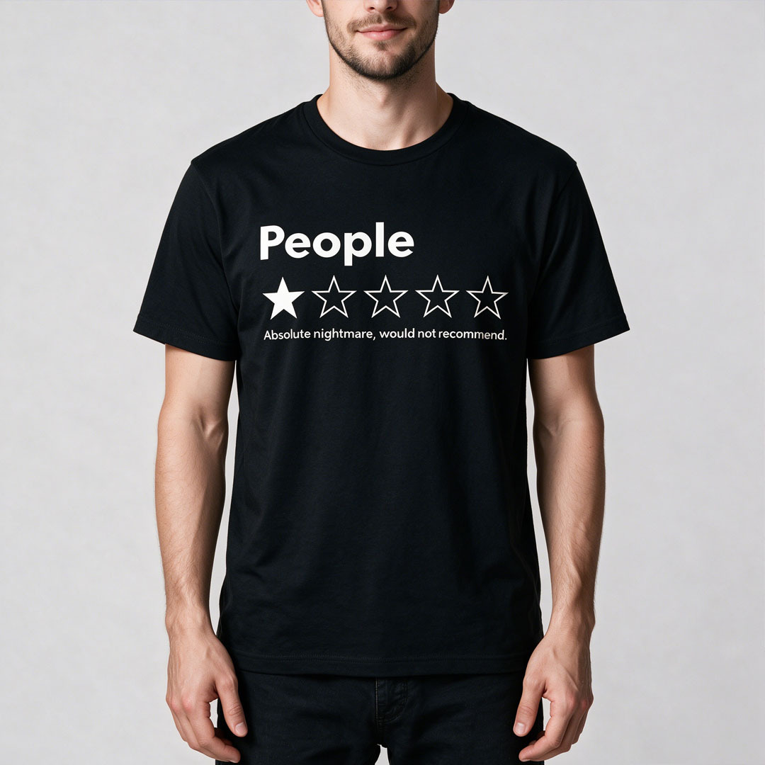 Funny Letter Print Tee