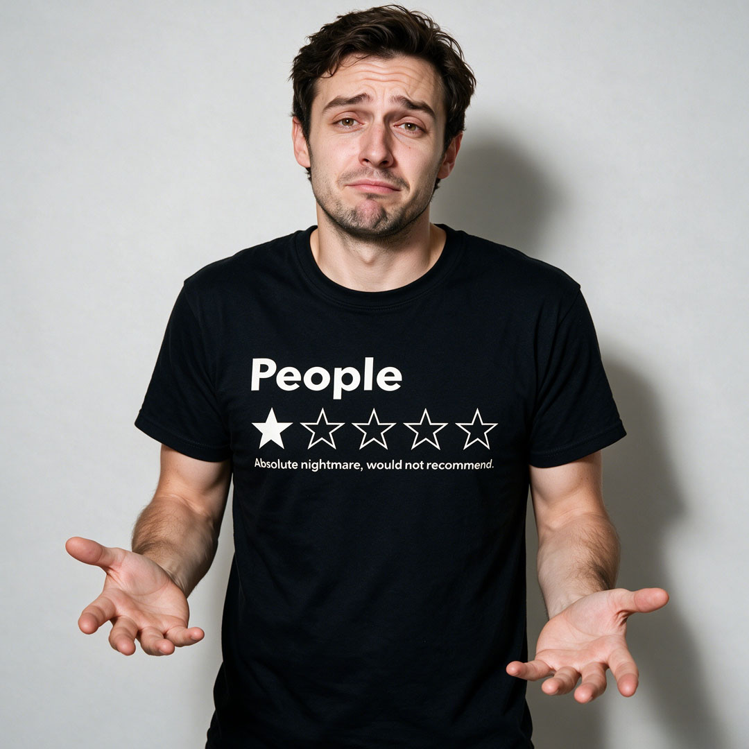 Funny Letter Print Tee