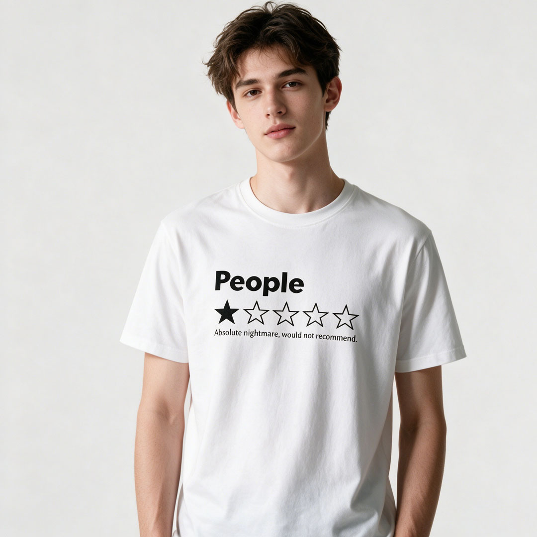 Funny Letter Print Tee
