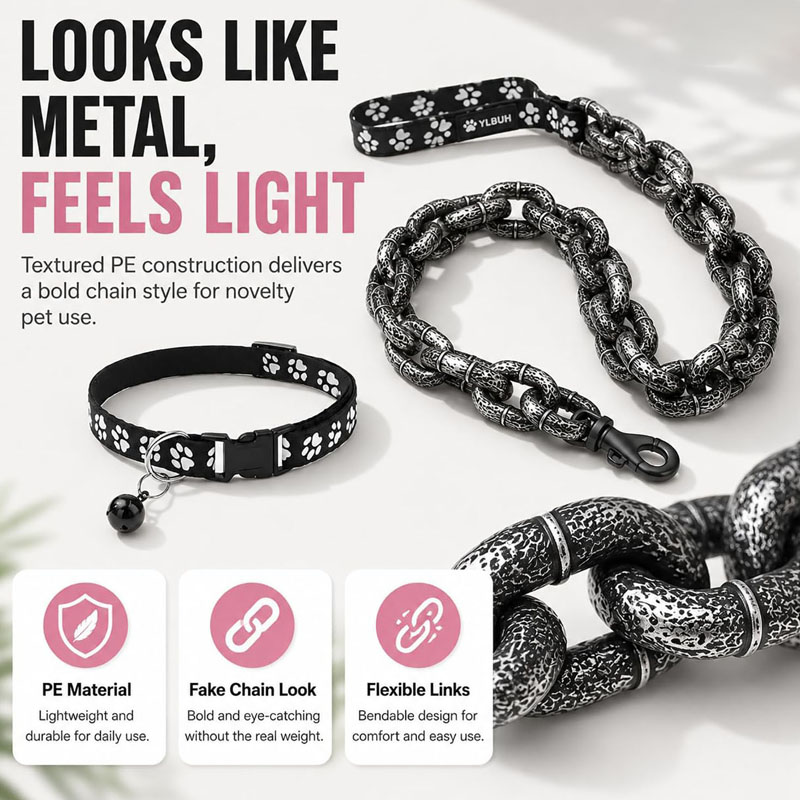 Realistic Giant Chain-Style Leash