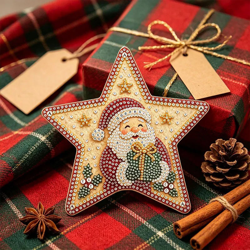 DIY Santa Claus Star Diamond Painting