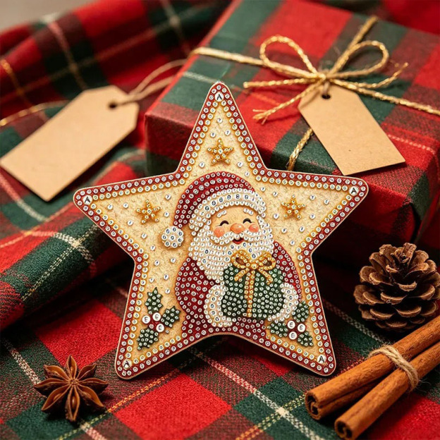 DIY Santa Claus Star Diamond Painting