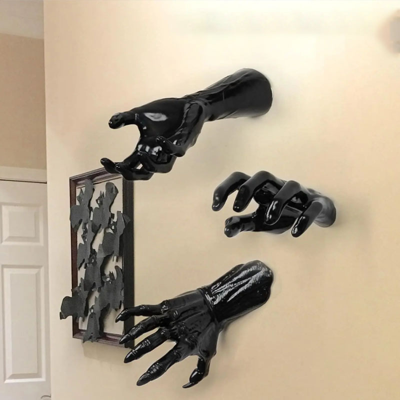 Halloween Witch Claw Wall Mount