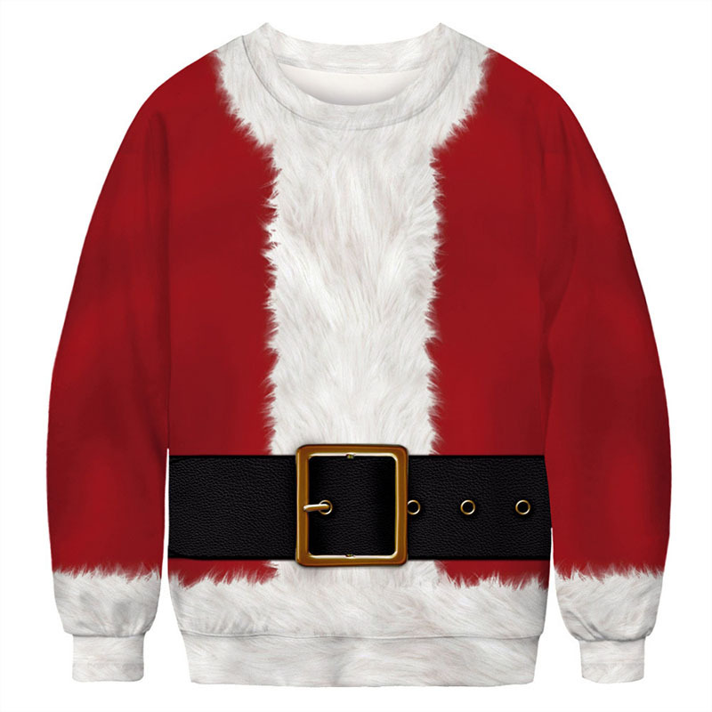 Fun Santa Claus Long-Sleeve Sweatshirt