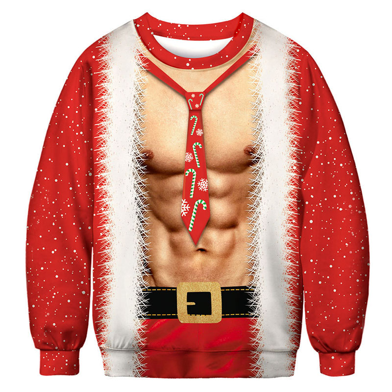 Fun Santa Claus Long-Sleeve Sweatshirt