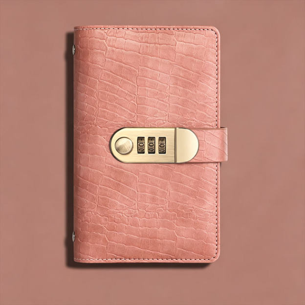 Combination Lock Binder Wallet