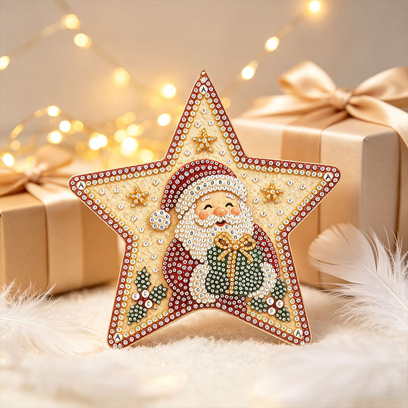 DIY Santa Claus Star Diamond Painting
