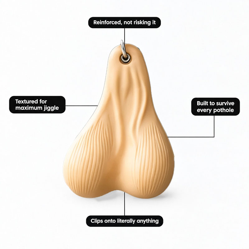 Fun tow hook egg pendant