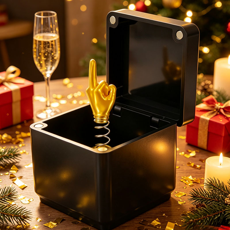 Christmas Middle Finger Gift Box
