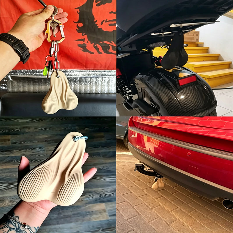 Fun tow hook egg pendant