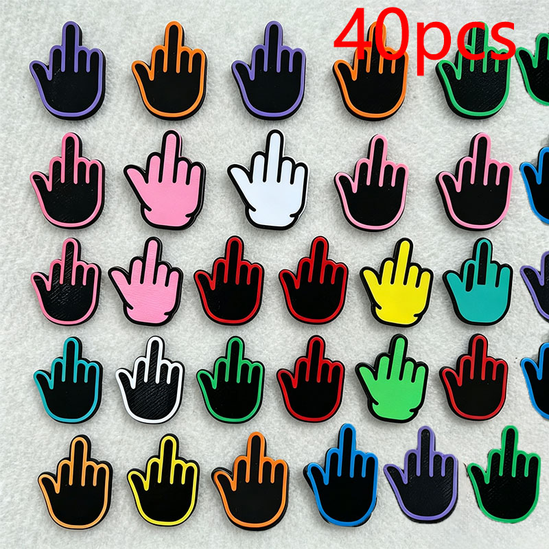 Fun Suction-Cup Middle Finger Decoration