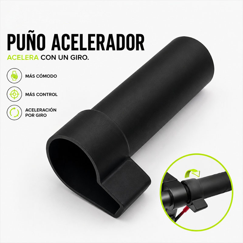 Scooter throttle grip