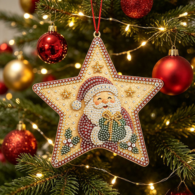 DIY Santa Claus Star Diamond Painting