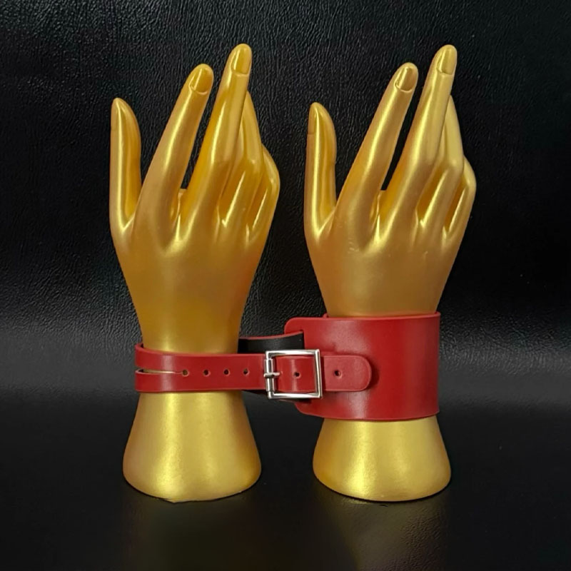 Adult Leather Cuffs Set
