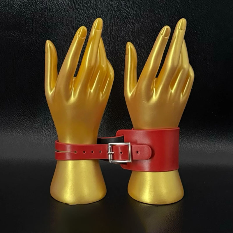 Adult Leather Cuffs Set
