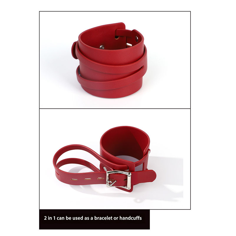 Adult Leather Cuffs Set