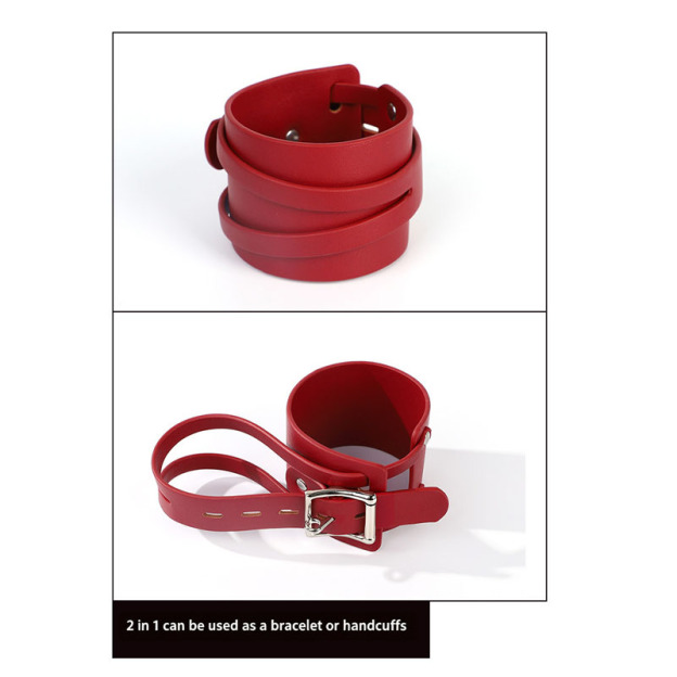 Adult Leather Cuffs Set