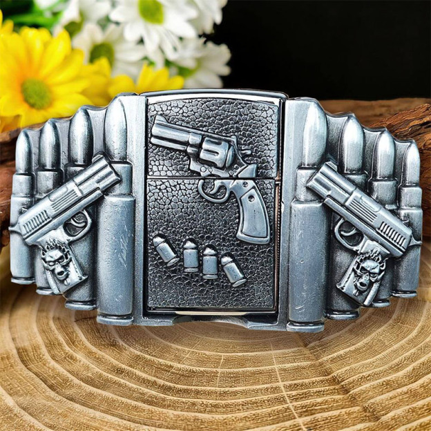 Western-style cowboy belt buckle