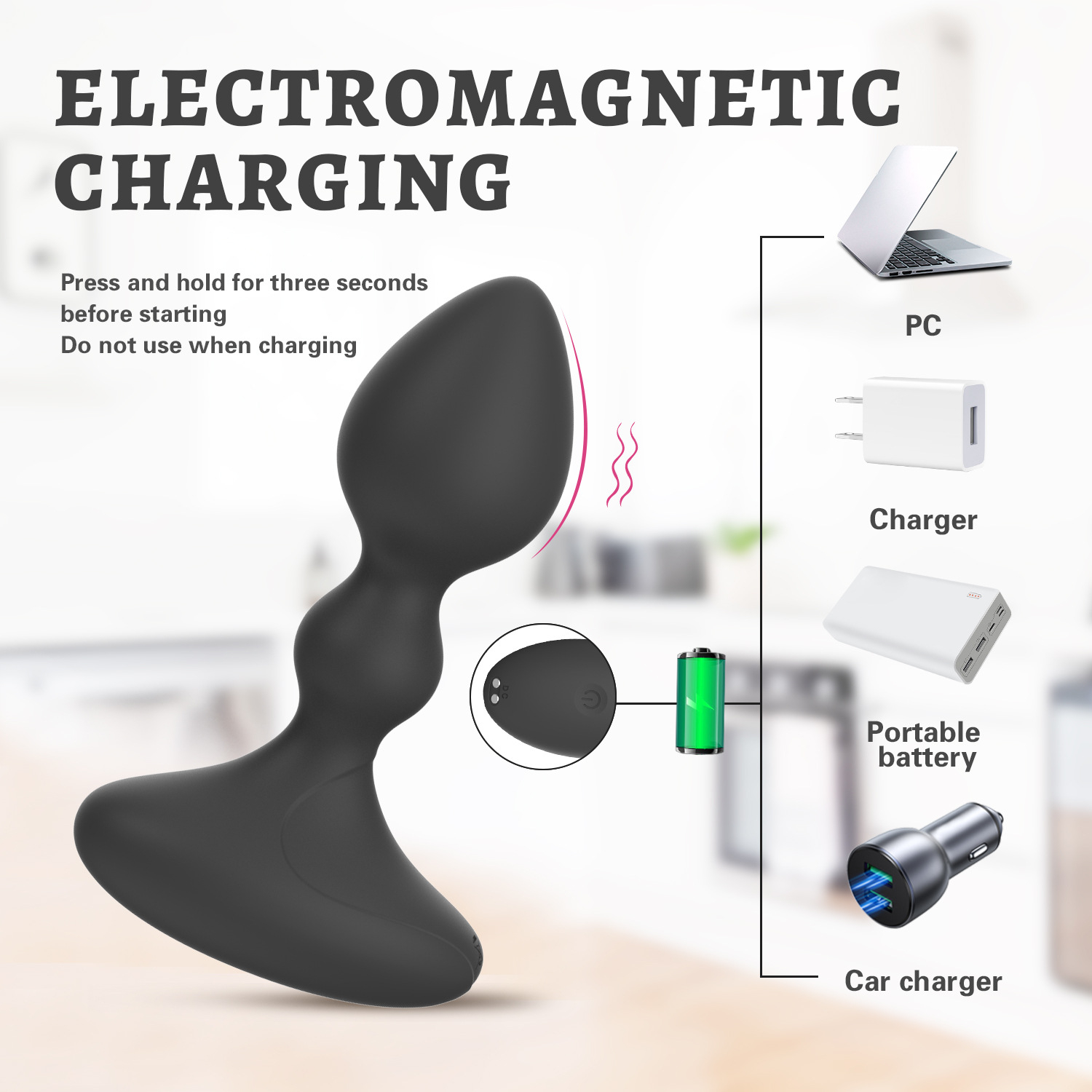 Smart wearable massager