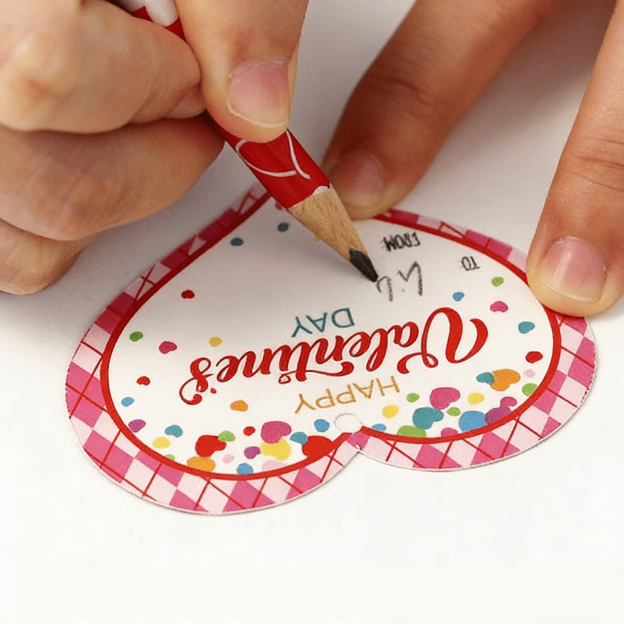 24 Pack Valentine's Day children's stationery set