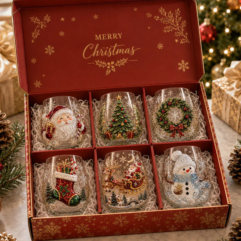 Christmas Gift Glass