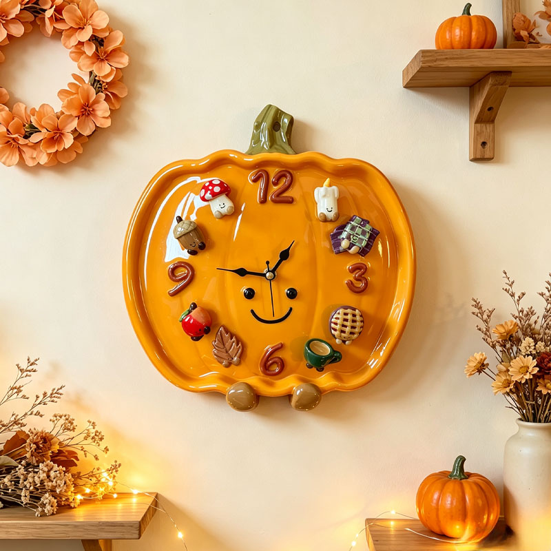 Mr Pumpkin Magnetic Clock