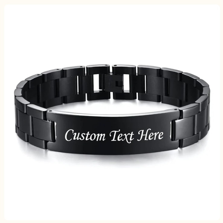Dad's Message Link Bracelet