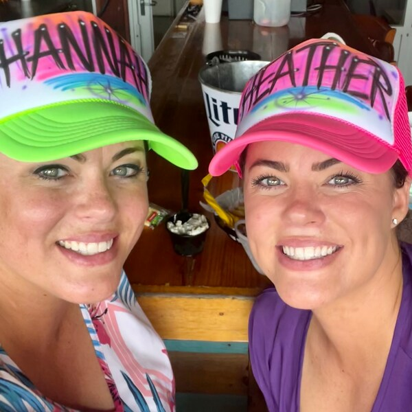 Spray any name, color, hat to personalize the truck driver