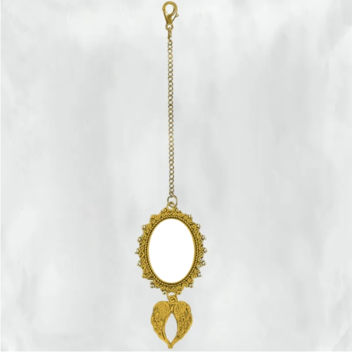 Personalised Graduation Tassel Photo Charm with Angel Wings