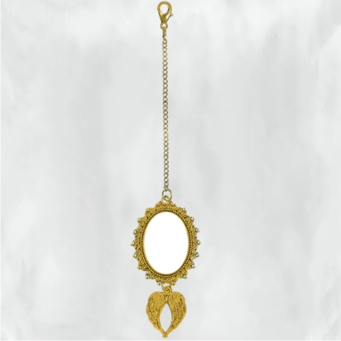 Personalised Graduation Tassel Photo Charm with Angel Wings