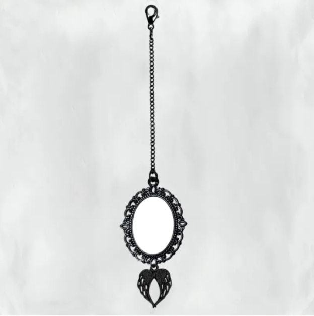 Personalised Graduation Tassel Photo Charm with Angel Wings