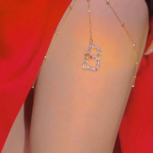 26 Letter Personalized Leg Chain