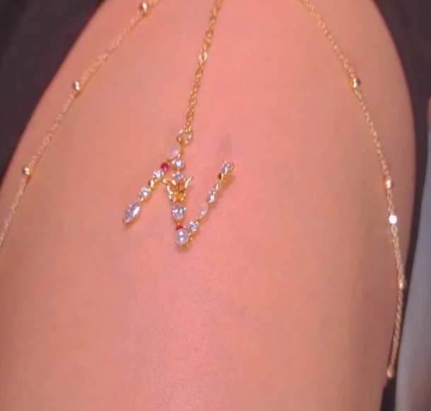 26 Letter Personalized Leg Chain