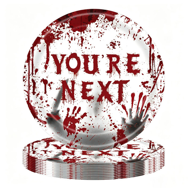 Bloody Handprint Halloween Party Set